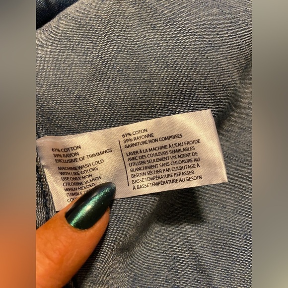 U.S. Polo Assn Women's Shirt Dress XL - Picture 5 of 6